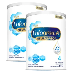 Combo 2 Sữa Enfagrow A2 Neuro Pro số 4 1.7 kg (3 - 6 tuổi)