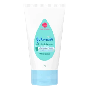 Kem dưỡng da mặt và cơ thể chưá sữa và tinh chất gạo (Tuýp) Johnson baby (50gr)