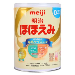 Công thức pha sữa meiji 0 1 dạng bột