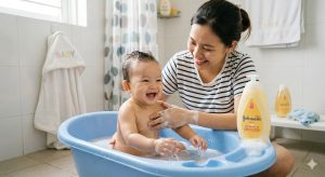 sữa tắm gội cho bé