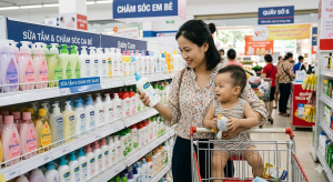 sữa tắm kháng khuẩn cho bé