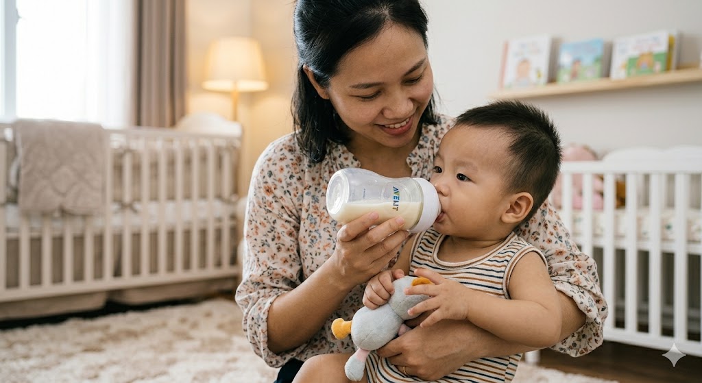 bình sữa cho bé sơ sinh